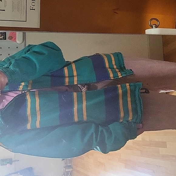 LL Bean VINTAGE 90s reversible striped jacket - Picture 4 of 5